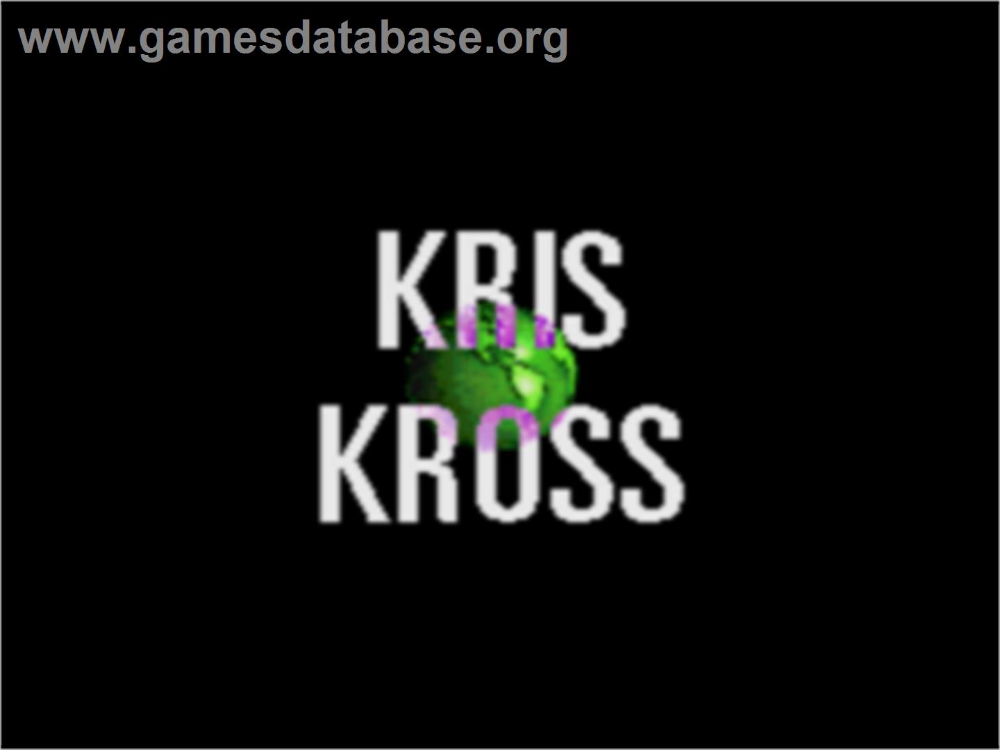 Make My Video: Kris Kross - Sega CD - Artwork - Title Screen