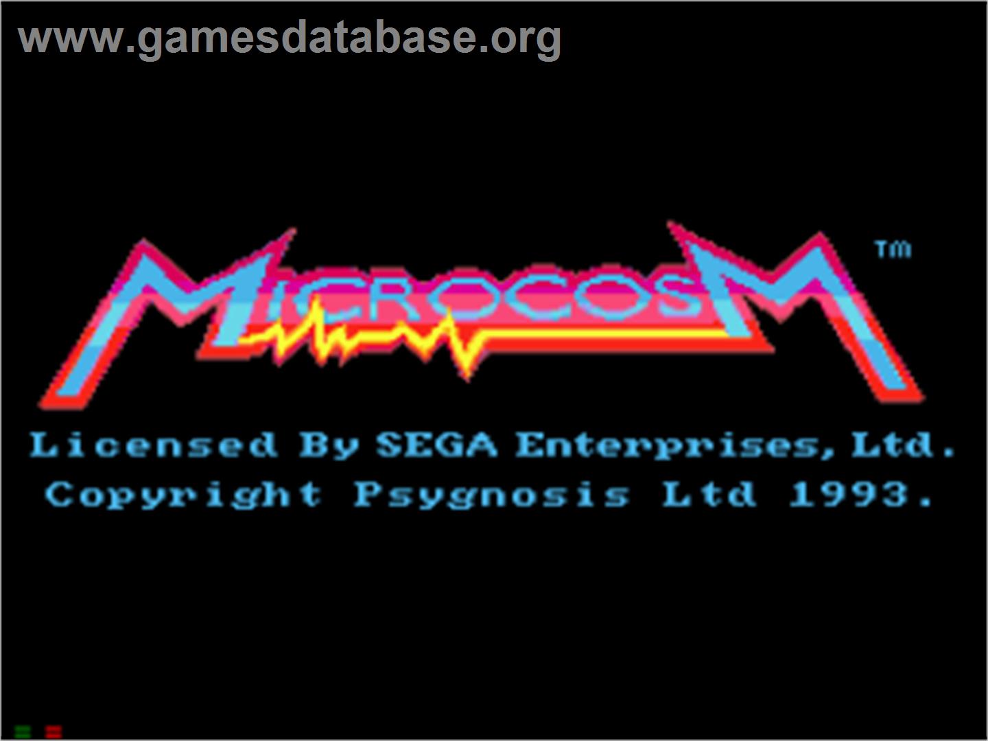 Microcosm - Sega CD - Artwork - Title Screen