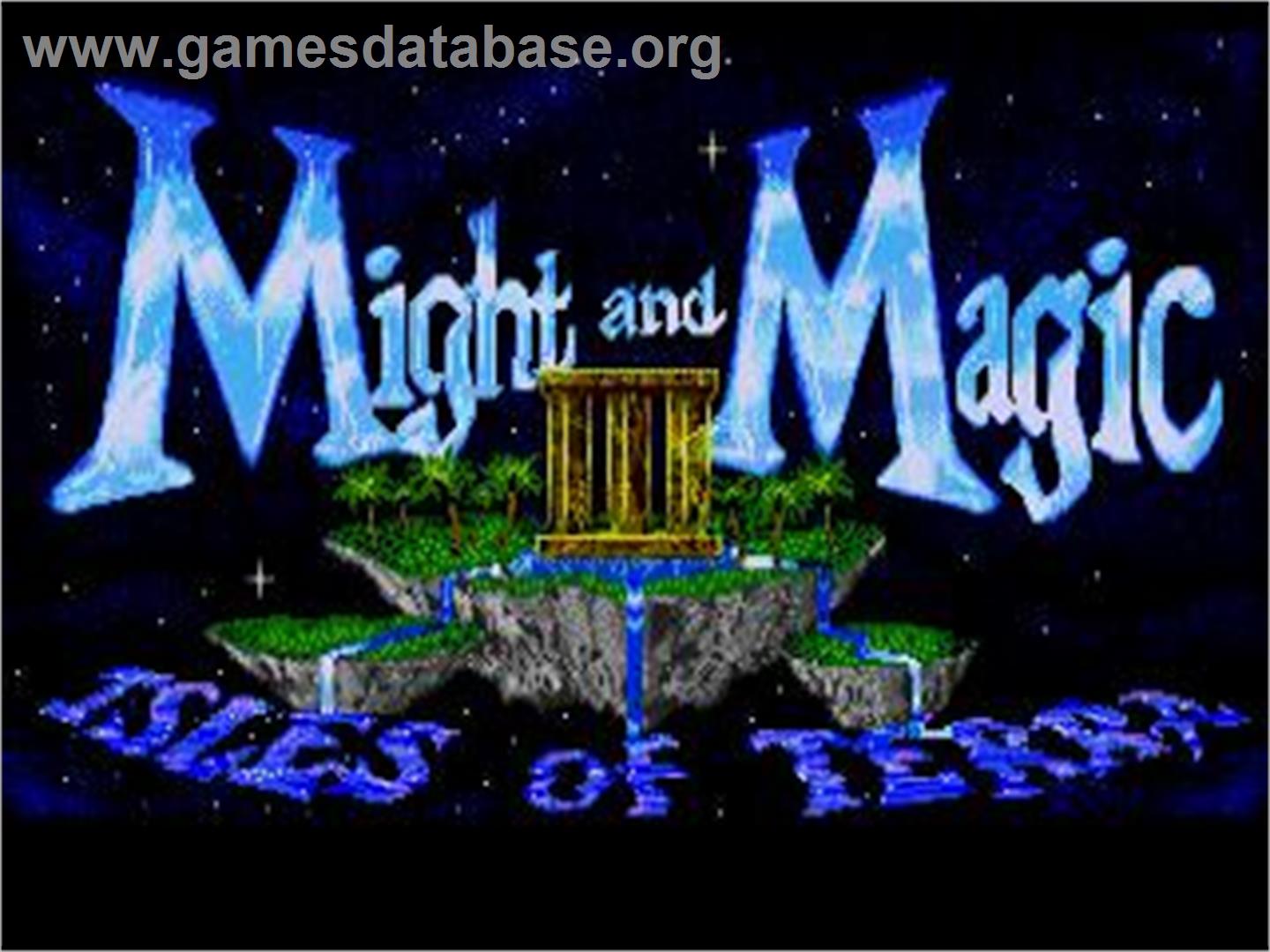 Might And Magic 3 - Isles Of Terra - Sega CD - Artwork - Title Screen
