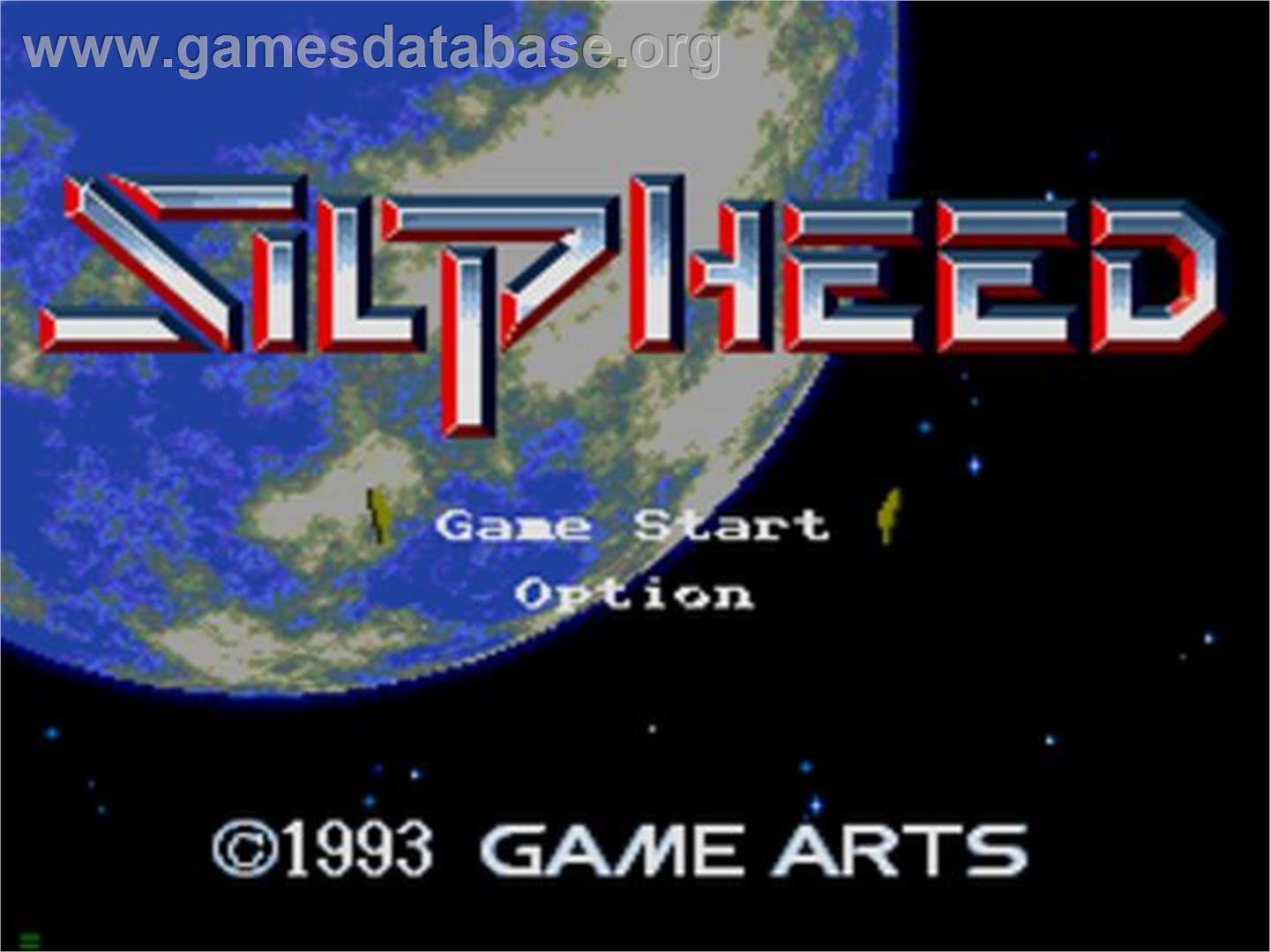 Silpheed - Sega CD - Artwork - Title Screen