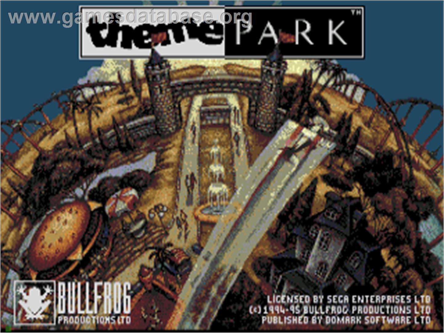 Theme Park - Sega CD - Artwork - Title Screen