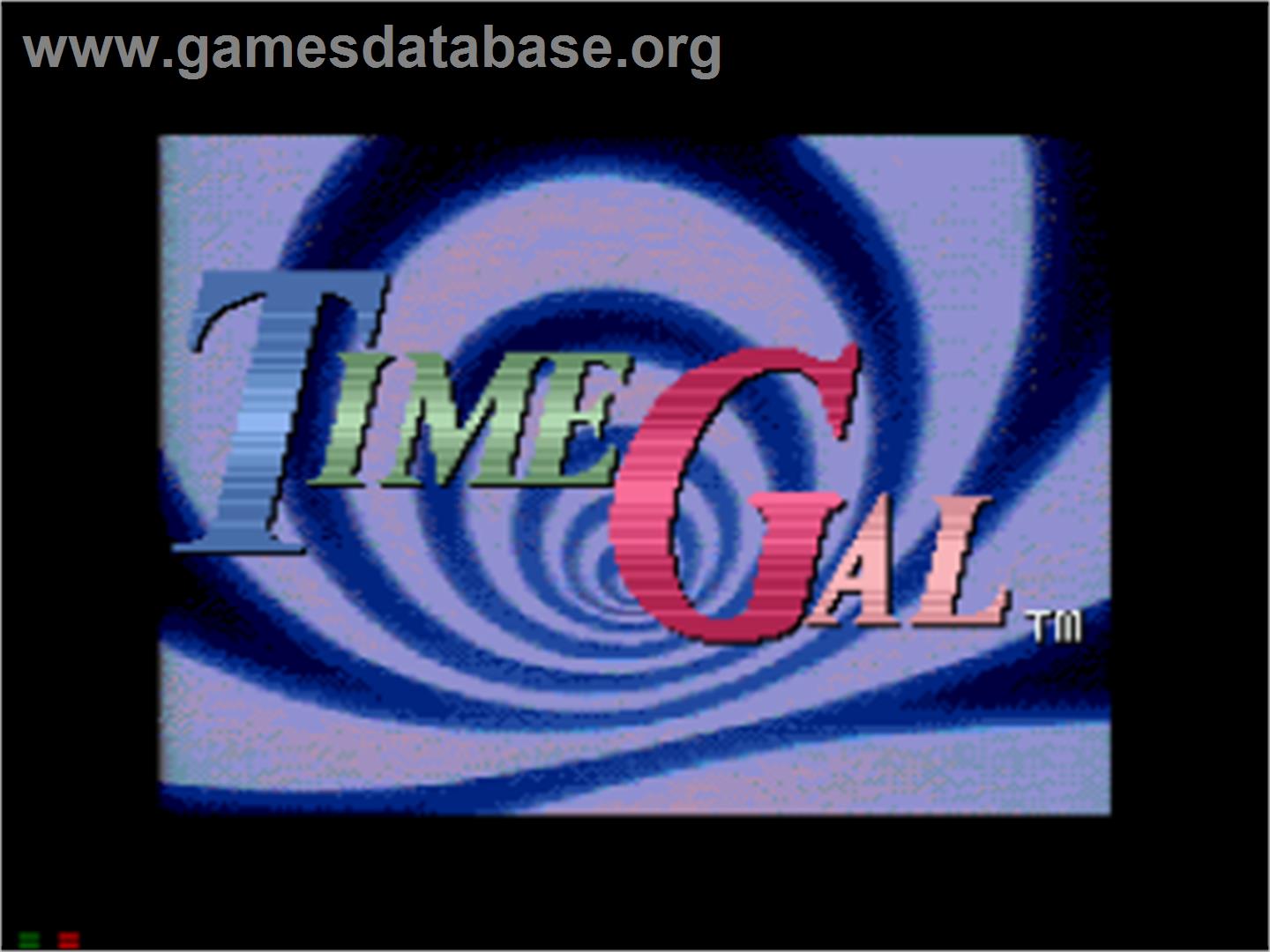 Time Gal - Sega CD - Artwork - Title Screen