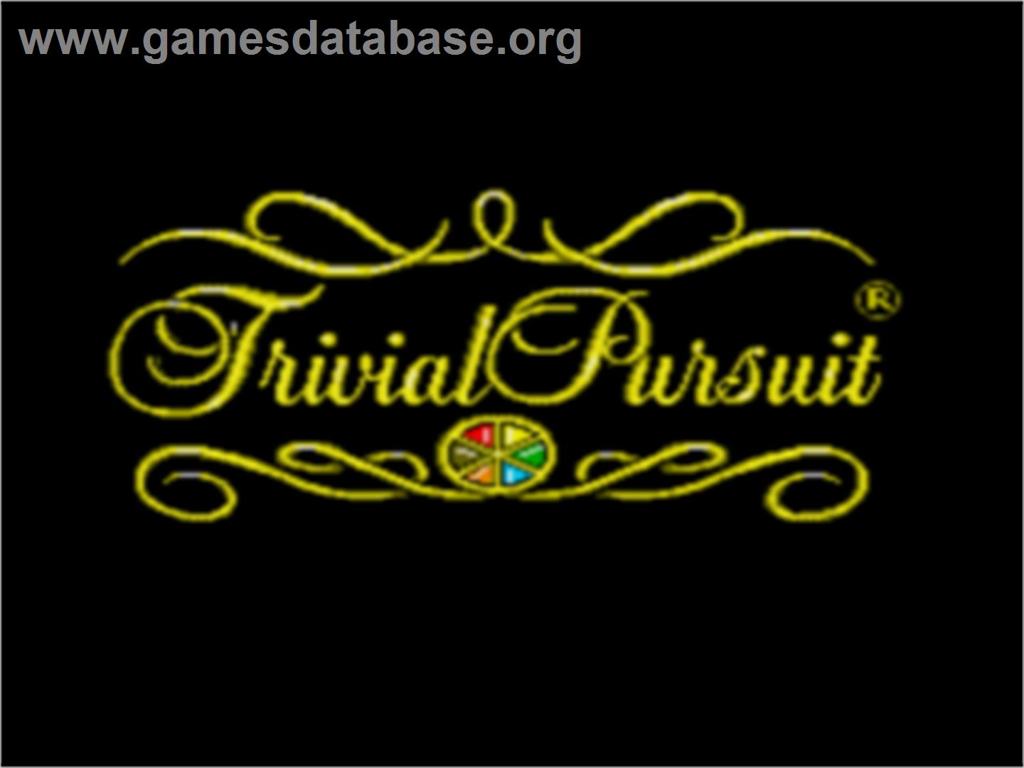 Trivial Pursuit - Sega CD - Artwork - Title Screen