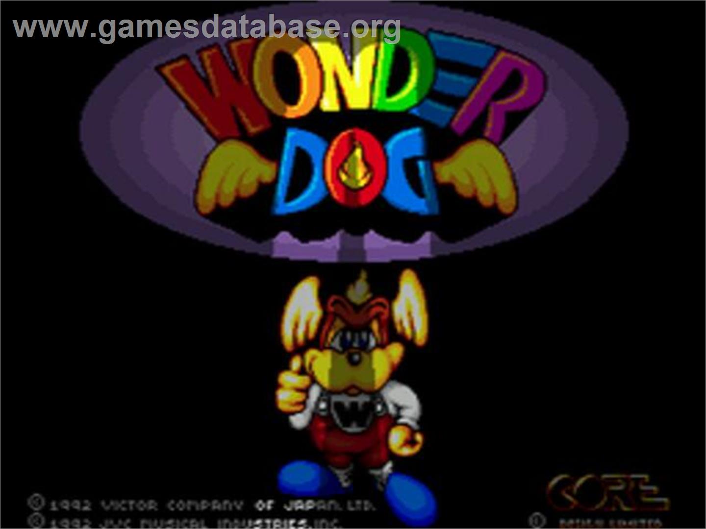 Wonder Dog - Sega CD - Artwork - Title Screen