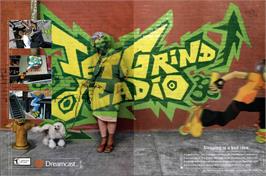 Advert for Jet Grind Radio on the Sega Dreamcast.