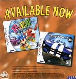 Advert for Pen Pen Tri-Icelon on the Sega Dreamcast.