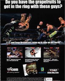 Advert for WWF Royal Rumble on the Sega Dreamcast.