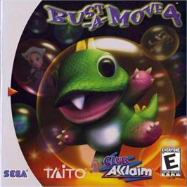 Box cover for Bust-A-Move 4 on the Sega Dreamcast.