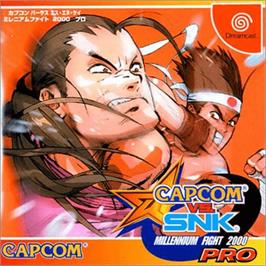 Box cover for Capcom vs SNK Millennium Fight 2000 Pro on the Sega Dreamcast.