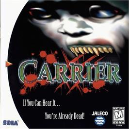 Box cover for Carrier on the Sega Dreamcast.