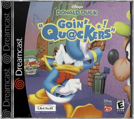 Box cover for Donald Duck: Goin' Quackers on the Sega Dreamcast.