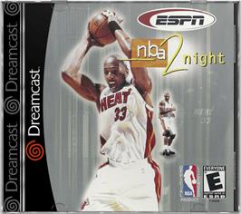 Box cover for ESPN NBA 2Night on the Sega Dreamcast.