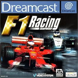 Box cover for F1 Racing Championship on the Sega Dreamcast.