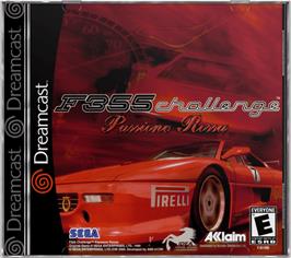 Box cover for F355 Challenge on the Sega Dreamcast.