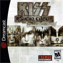 Box cover for Kiss Psycho Circus - The Nightmare Child on the Sega Dreamcast.