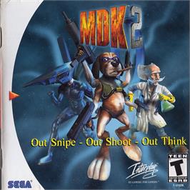 Box cover for MDK 2 on the Sega Dreamcast.