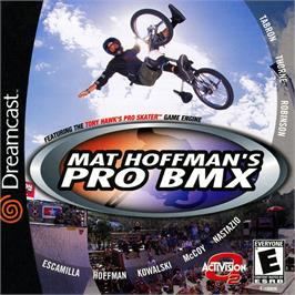Box cover for Mat Hoffman's Pro BMX on the Sega Dreamcast.