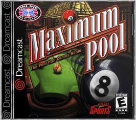 Box cover for Maximum Pool on the Sega Dreamcast.