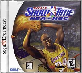 Box cover for NBA Showtime: NBA on NBC on the Sega Dreamcast.
