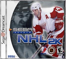 Box cover for NHL 2K on the Sega Dreamcast.