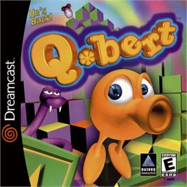 Box cover for Q-bert on the Sega Dreamcast.
