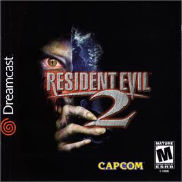Box cover for Resident Evil 2 on the Sega Dreamcast.