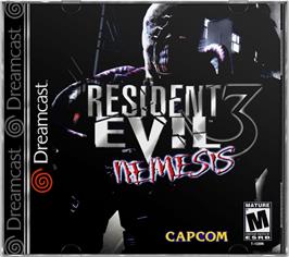 Box cover for Resident Evil 3: Nemesis on the Sega Dreamcast.