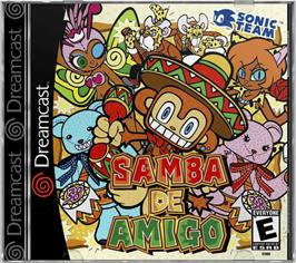 Box cover for Samba De Amigo on the Sega Dreamcast.
