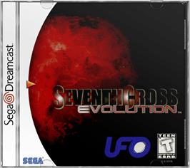 Box cover for Seventh Cross Evolution on the Sega Dreamcast.