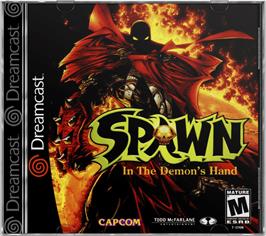 Box cover for Spawn: In the Demon's Hand on the Sega Dreamcast.