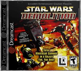 Box cover for Star Wars: Demolition on the Sega Dreamcast.
