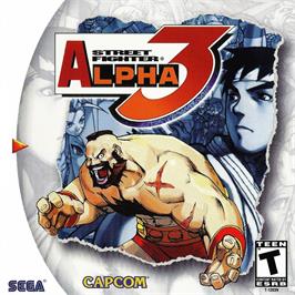 Box cover for Street Fighter Alpha 3 on the Sega Dreamcast.