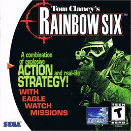 Box cover for Tom Clancy's Rainbow Six on the Sega Dreamcast.