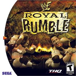 Box cover for WWF Royal Rumble on the Sega Dreamcast.
