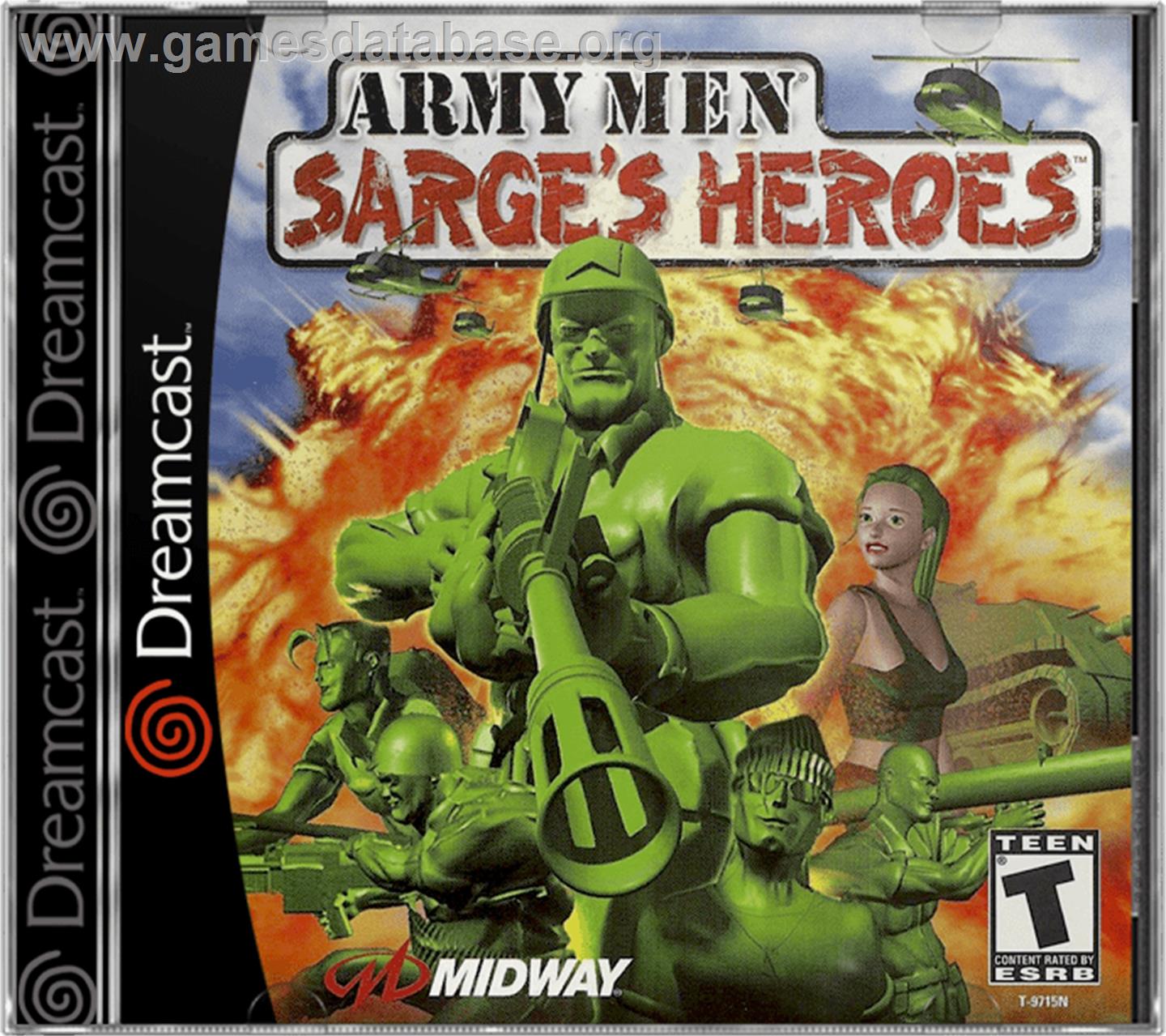 Army Men: Sarge's Heroes - Sega Dreamcast - Artwork - Box