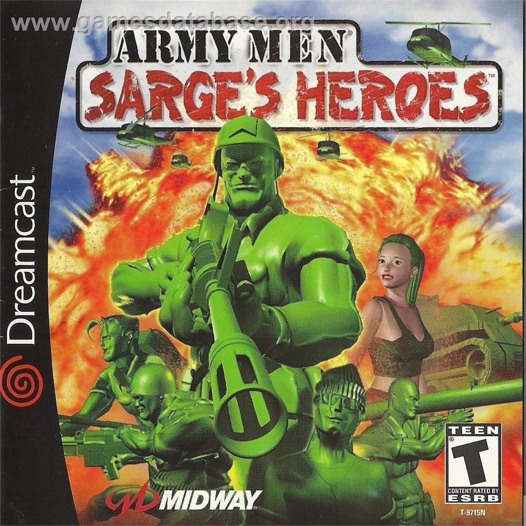 Army Men - Sarge's Heroes - Sega Dreamcast - Artwork - Box