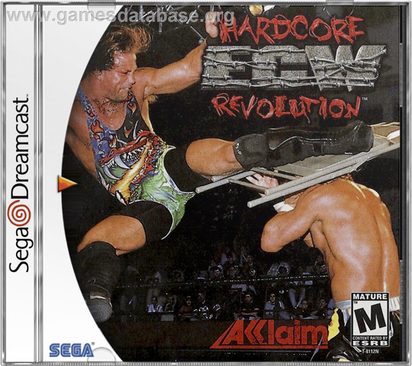 ECW Hardcore Revolution - Sega Dreamcast - Artwork - Box