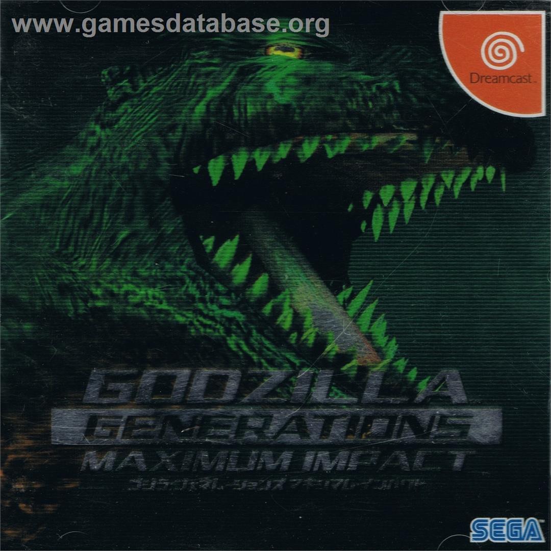 Godzilla Generations - Maximum Impact - Sega Dreamcast - Artwork - Box