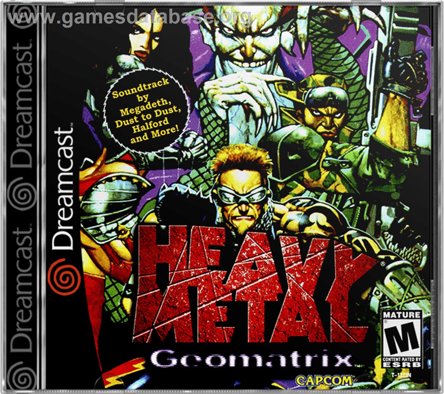 Heavy Metal Geomatrix - Sega Dreamcast - Artwork - Box