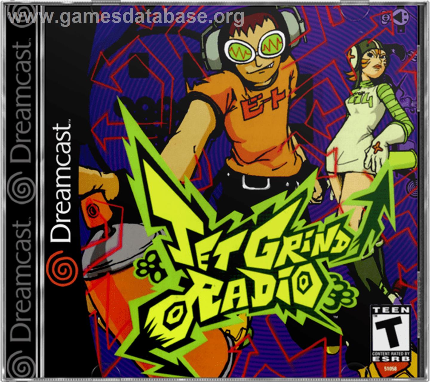 Jet Grind Radio - Sega Dreamcast - Artwork - Box