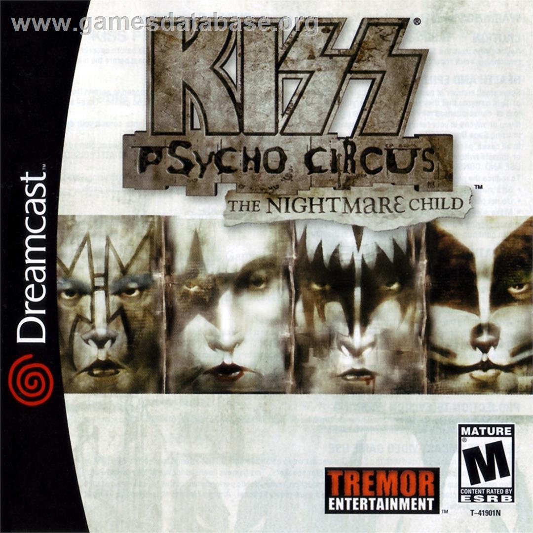 Kiss Psycho Circus - The Nightmare Child - Sega Dreamcast - Artwork - Box