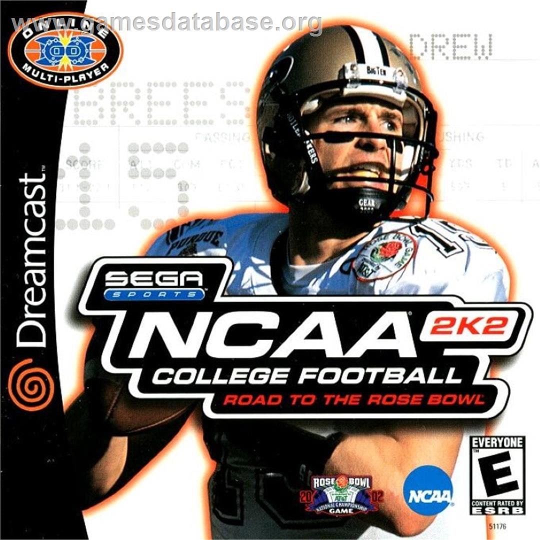 NCAA College Football 2K2 - Sega Dreamcast - Artwork - Box