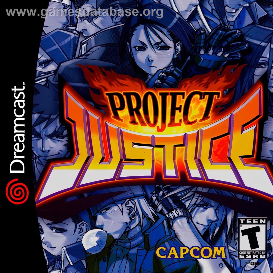 Project Justice - Rival Schools 2 - Sega Dreamcast - Artwork - Box