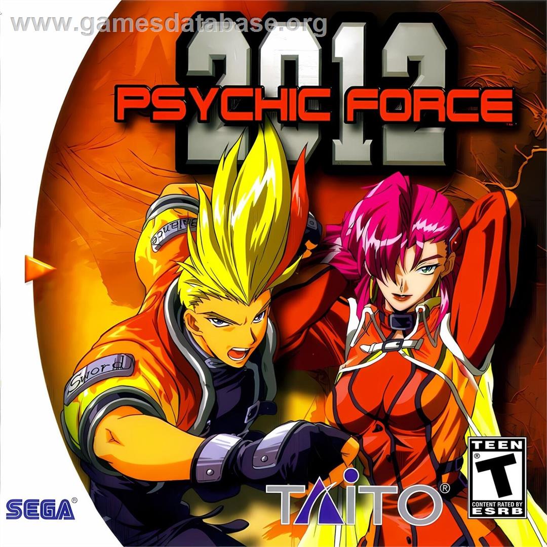 Psychic Force 2012 - Sega Dreamcast - Artwork - Box