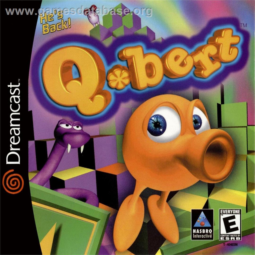 Q-bert - Sega Dreamcast - Artwork - Box