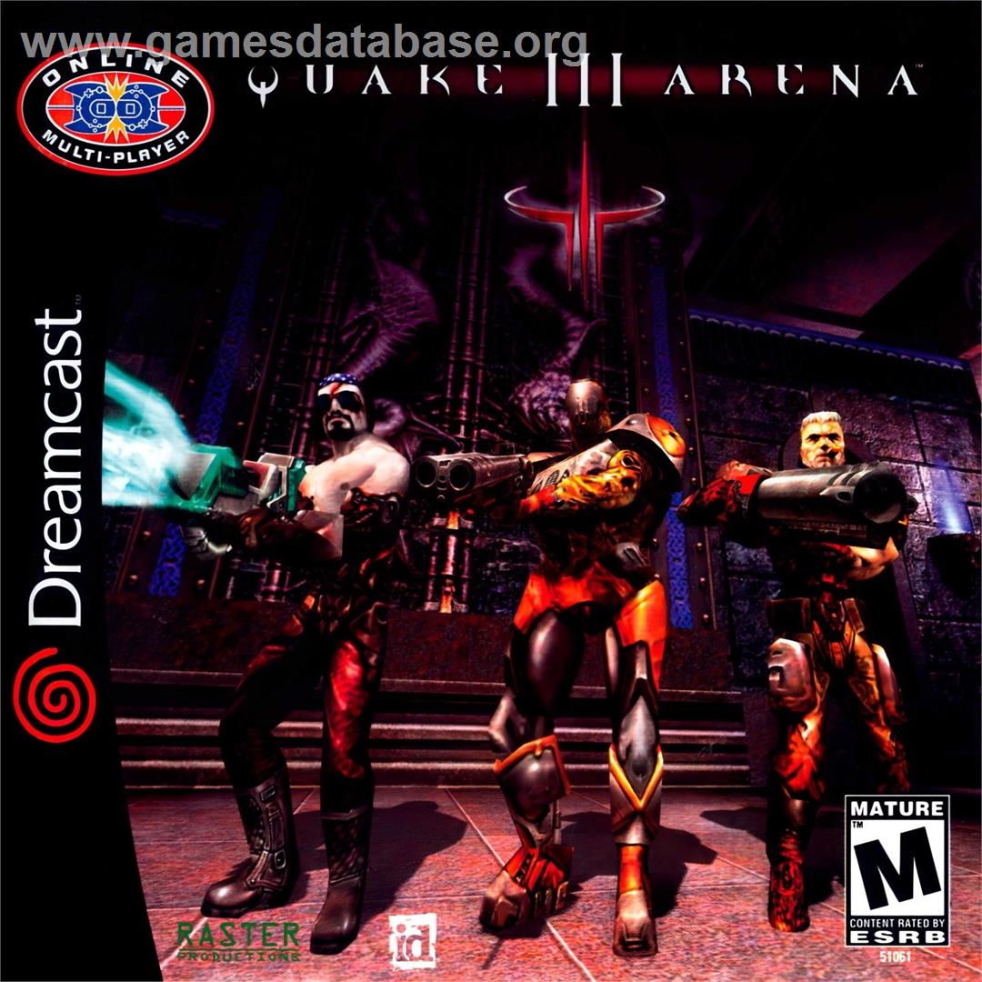 Quake 3 Arena - Sega Dreamcast - Artwork - Box