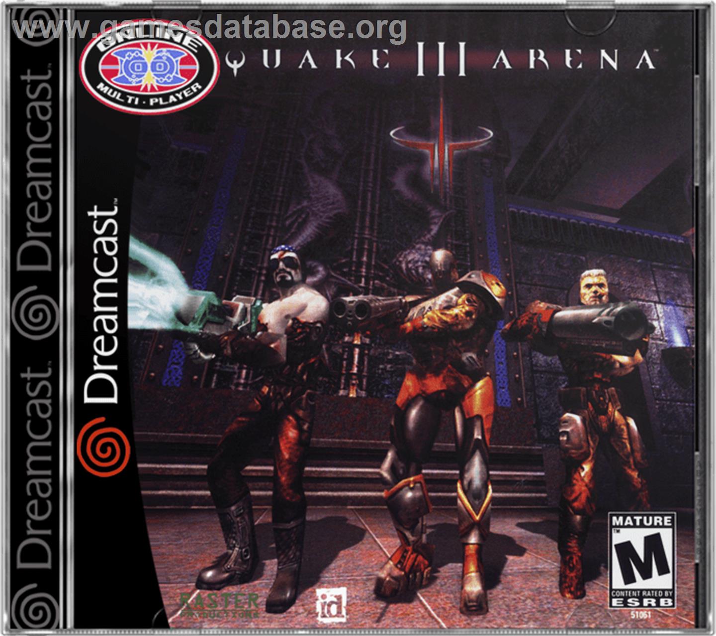 Quake III: Arena - Sega Dreamcast - Artwork - Box