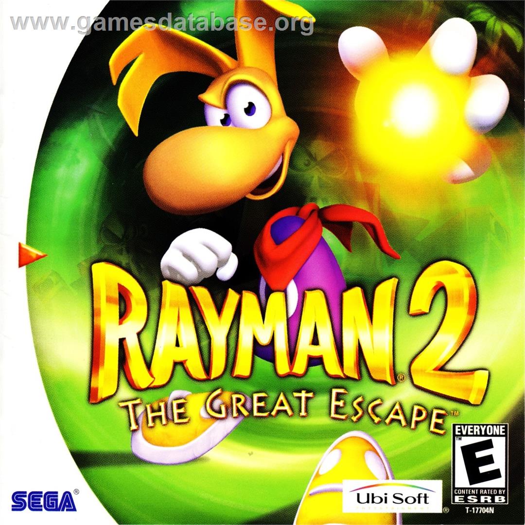 Rayman 2 - The Great Escape - Sega Dreamcast - Artwork - Box