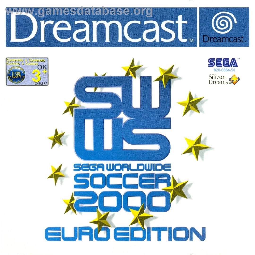 Sega Worldwide Soccer 2000 - Euro Edition - Sega Dreamcast - Artwork - Box
