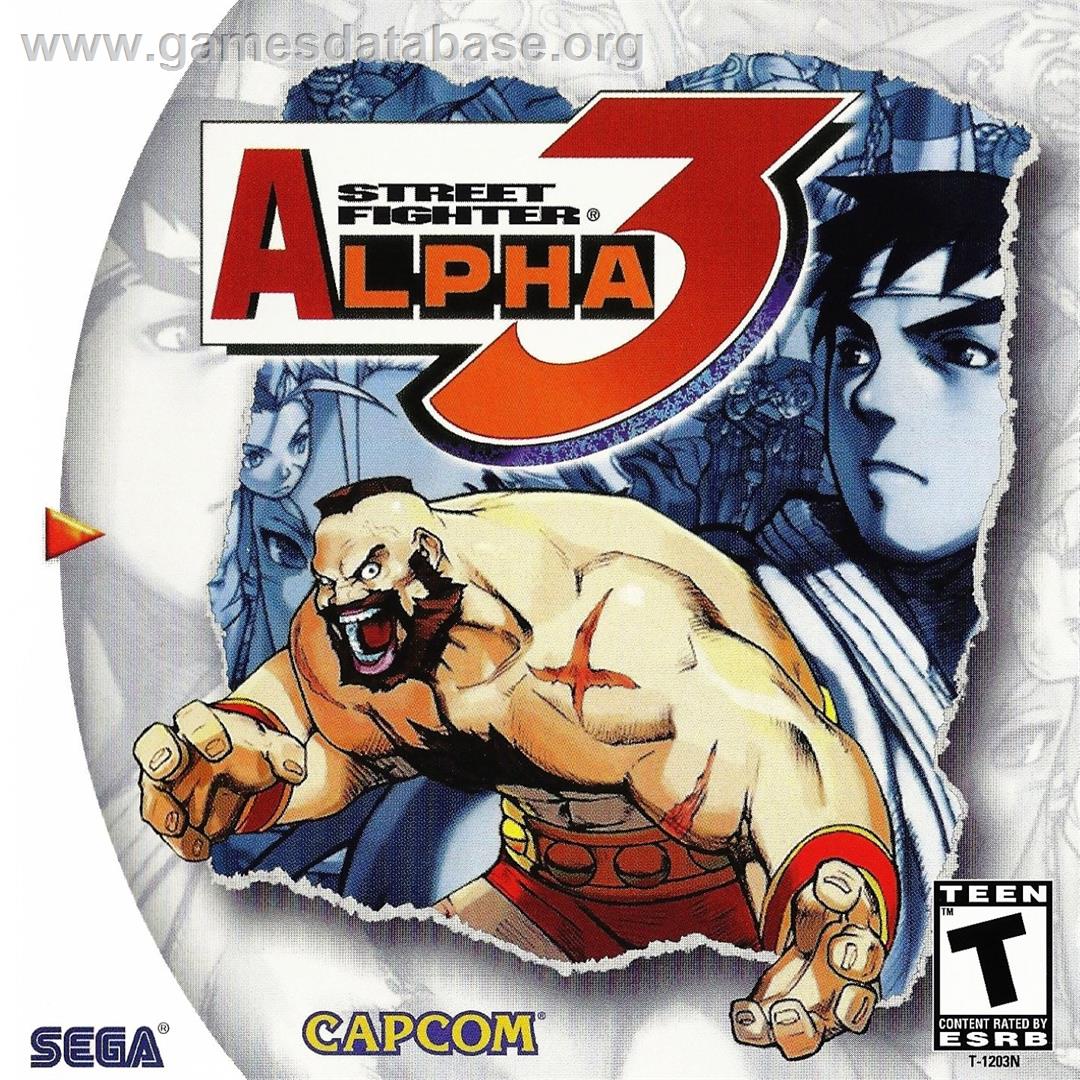 Street Fighter Alpha 3 - Sega Dreamcast - Artwork - Box